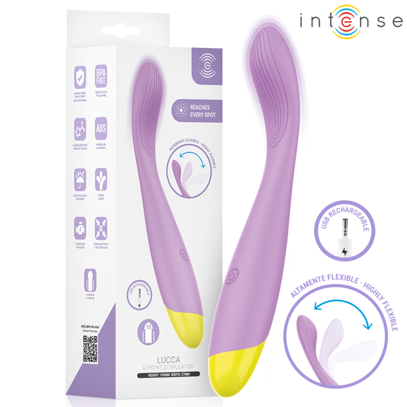 Stimolatore Punto G Intense Lucca Flessibile — Ricaricabile USB