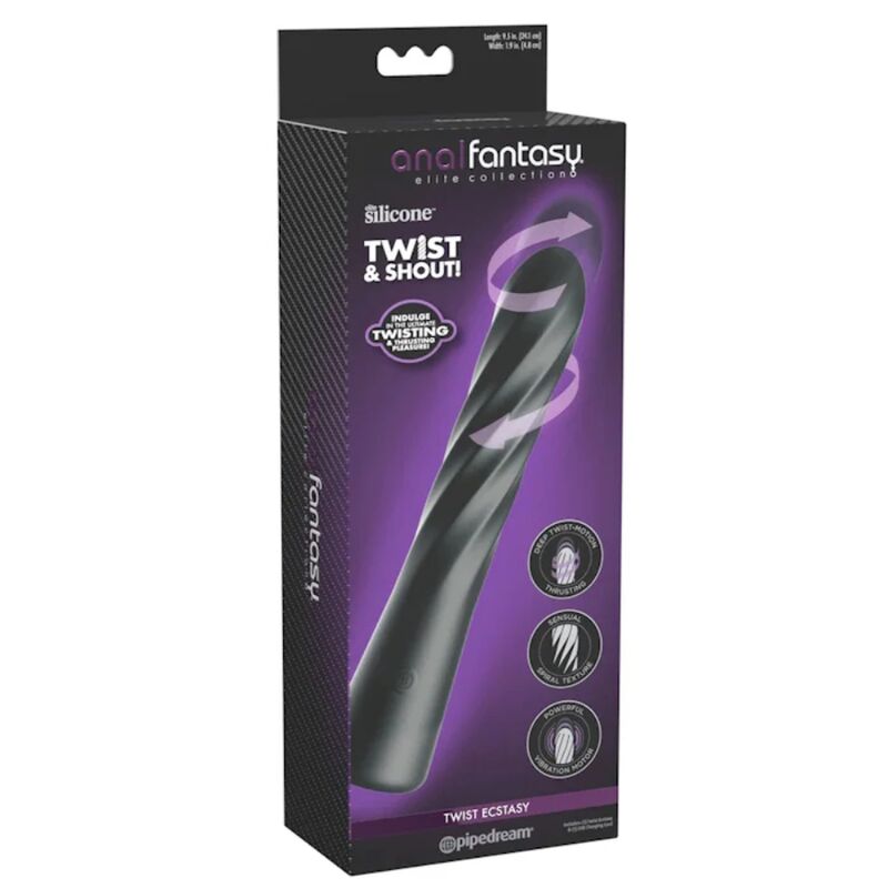 Stimolatore Anale Rotante ANAL FANTASY ELITE Twist Ecstasy — Ricaricabile