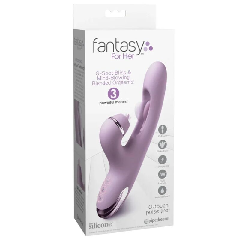 Vibratore Punto G FANTASY FOR HER G-TOUCH PULSE PRO — Viola