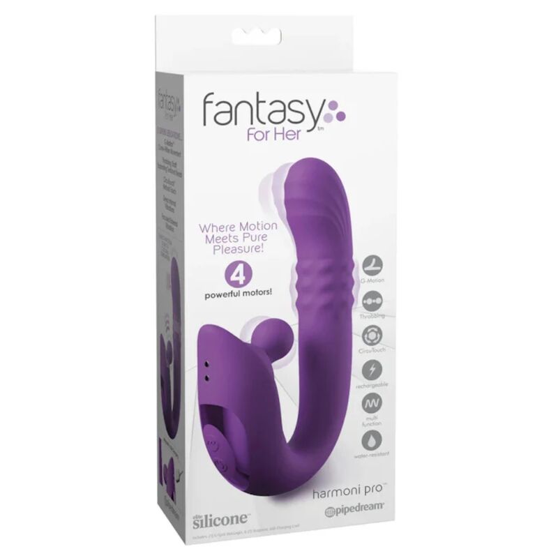 Vibratore a Coniglio Fantasy for Her Harmoni Pro — Viola