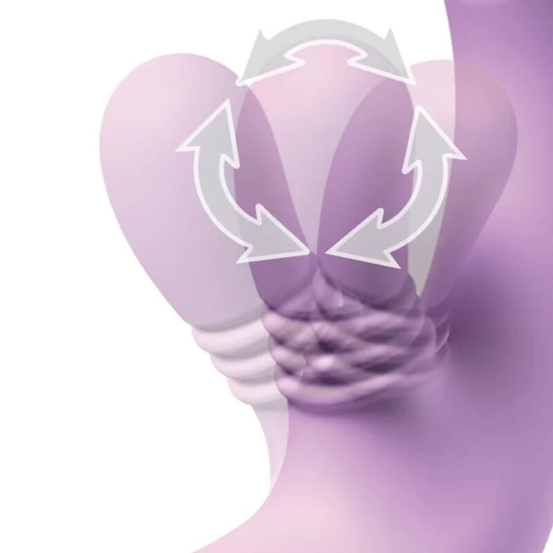 Vibratore a Coniglio Fantasy For Her IntiMotion Flutter Pro — Viola