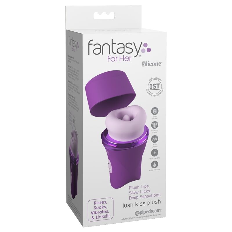 Stimolatore Clitorideo Fantasy For Her Lush Kiss Plush — Viola