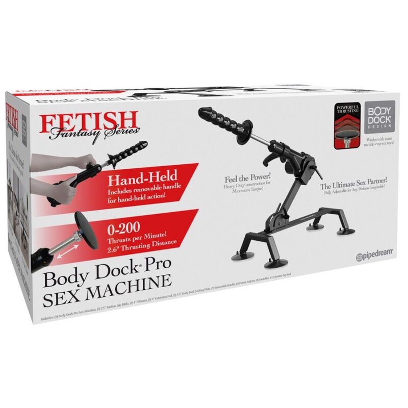 Macchina del Sesso FETISH FANTASY SERIES Body Dock Pro — Nera