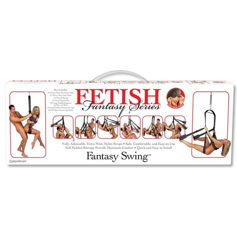 Altalena Erotica FETISH FANTASY SERIES Black Fantasy Swing — Nera