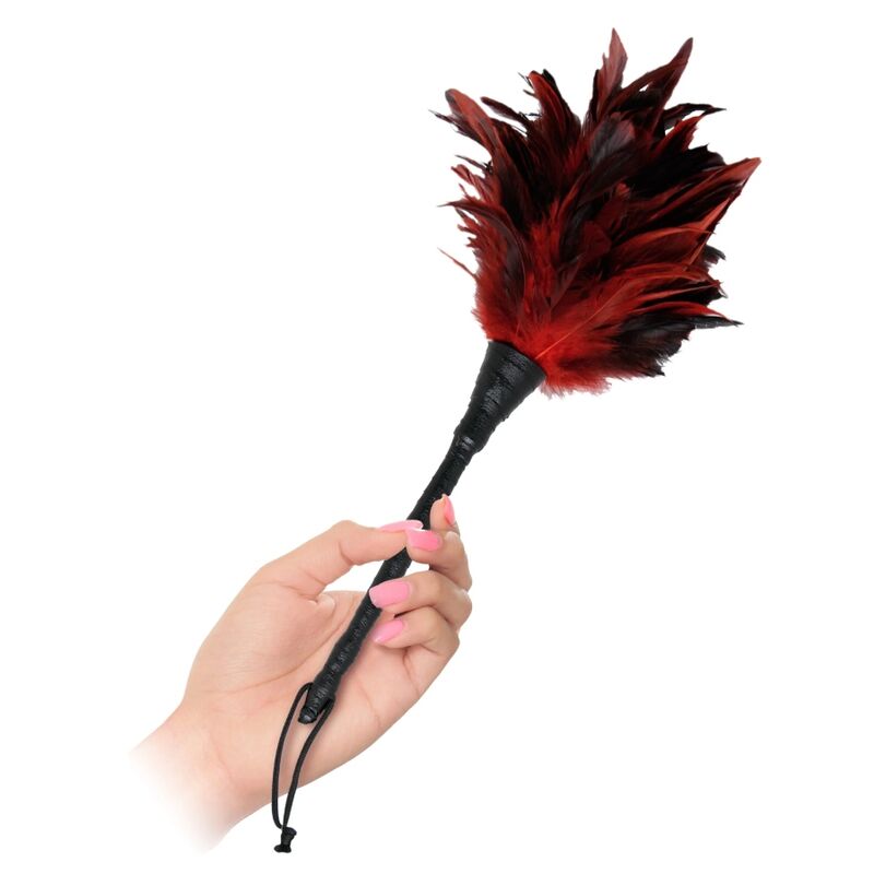 Piuma Solleticante Fetish Fantasy Series Frisky Feather Tickler — Nero e