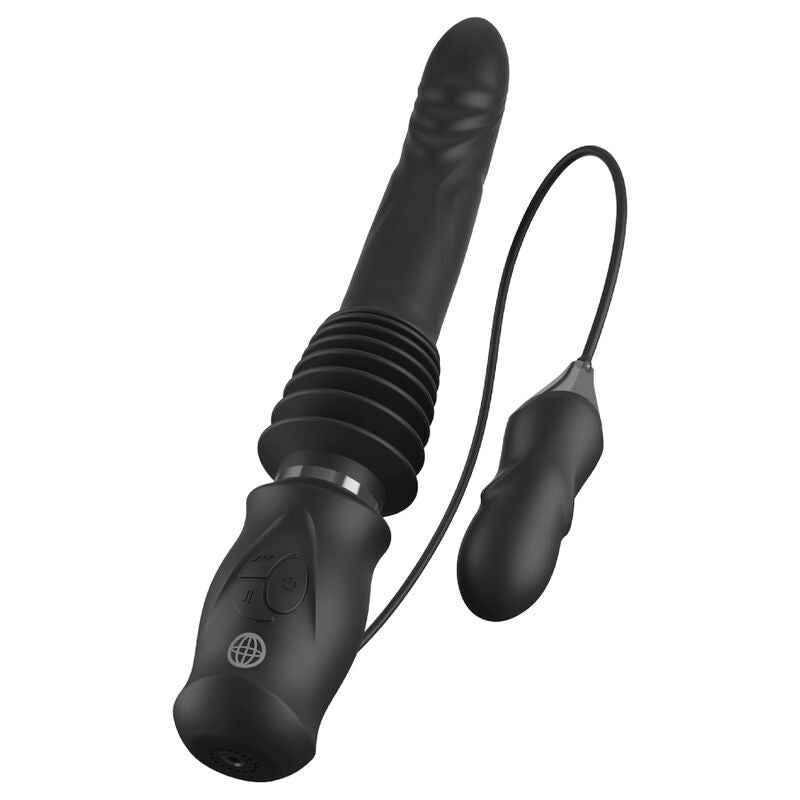 Vibratore a Spinta FETISH FANTASY SERIES Ultimate Silicone Thruster — Nero