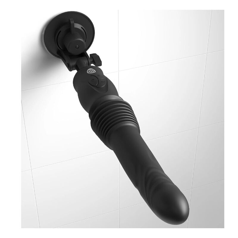 Vibratore a Spinta FETISH FANTASY SERIES Ultimate Silicone Thruster — Nero