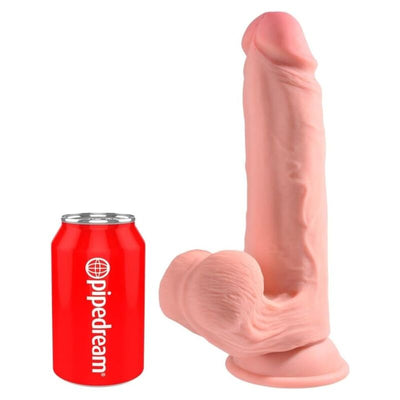 Dildo Realistico King Cock Plus Tripla Densità — Carne