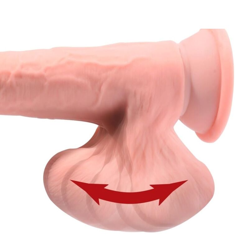 Dildo Realistico King Cock Plus Tripla Densità — Carne