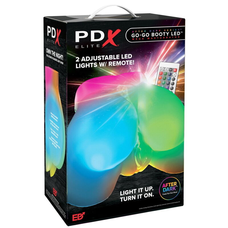 Masturbatore Maschile PDX Elite Go-Go Booty LED Mega — Illuminato