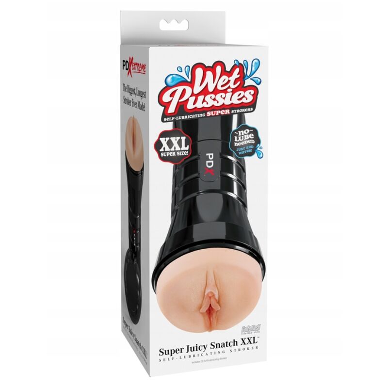 Masturbatore Maschile PDX EXTREME Wet Pussies Super Juicy Snatch — Light