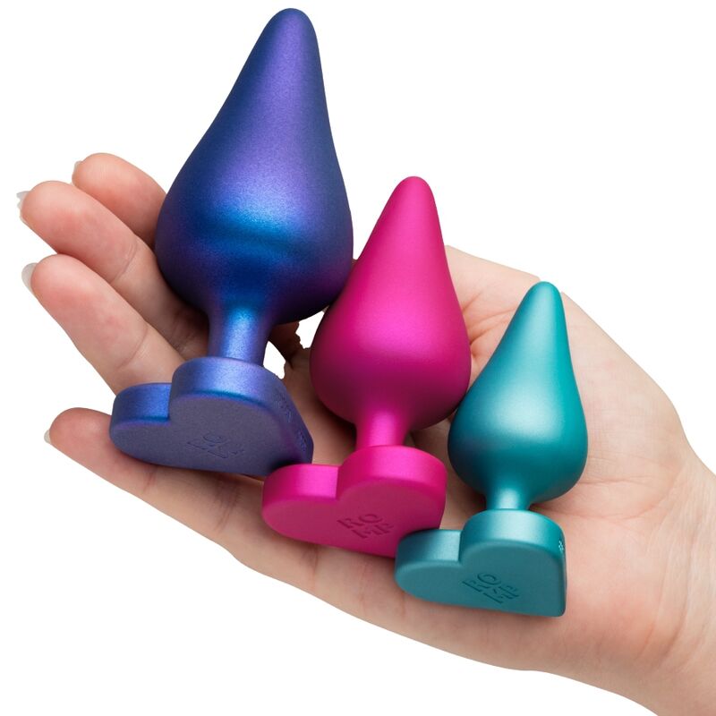 Kit Allenamento Anale ROMP Luster S/M/L — Base a Forma di Cuore