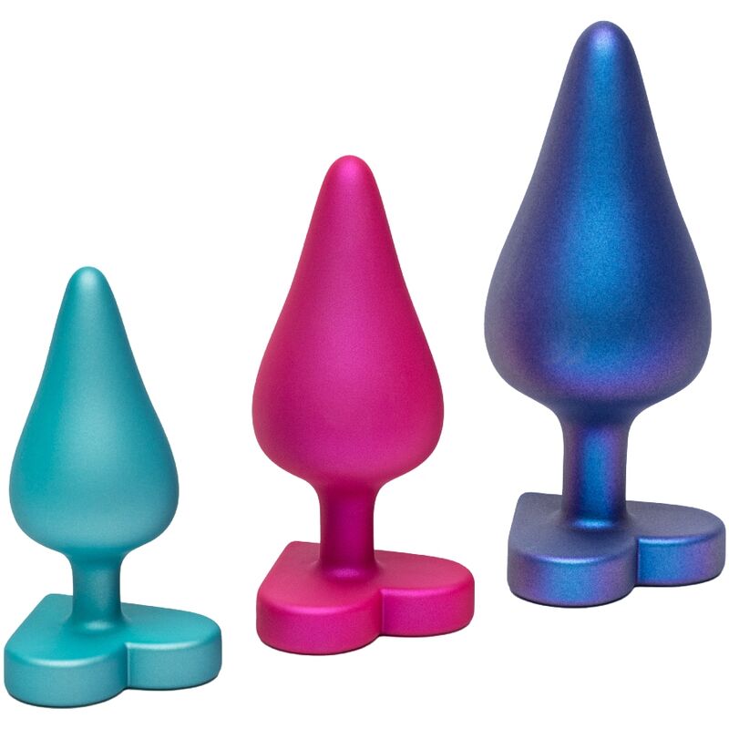 Kit Allenamento Anale ROMP Luster S/M/L — Base a Forma di Cuore