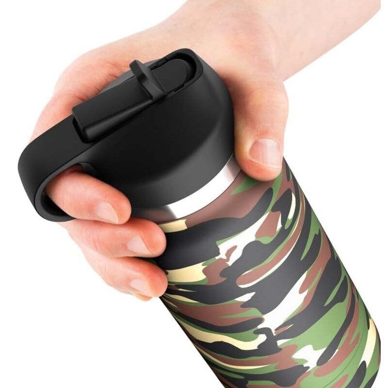 Masturbatore Maschile PDX PLUS+ Fap Flask Happy Camper — Camouflage