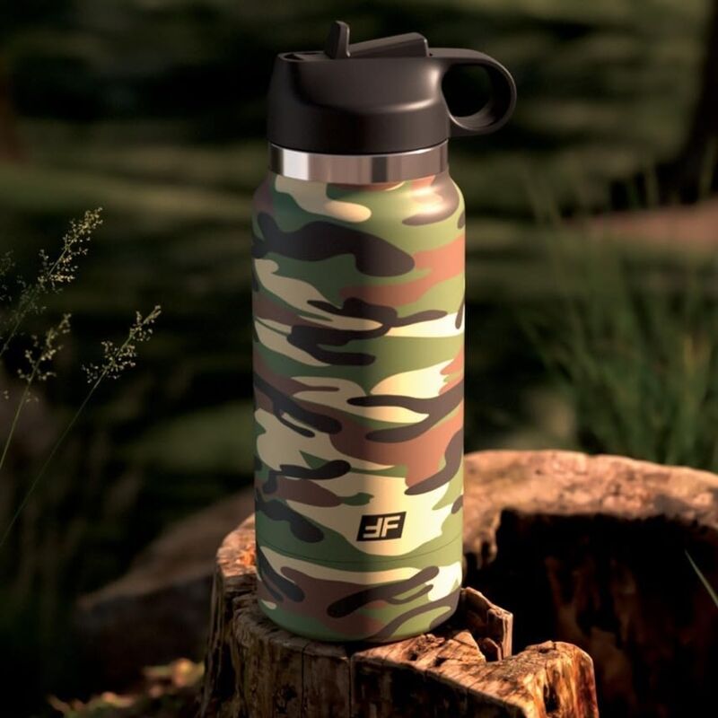 Masturbatore Maschile PDX PLUS+ Fap Flask Happy Camper — Camouflage