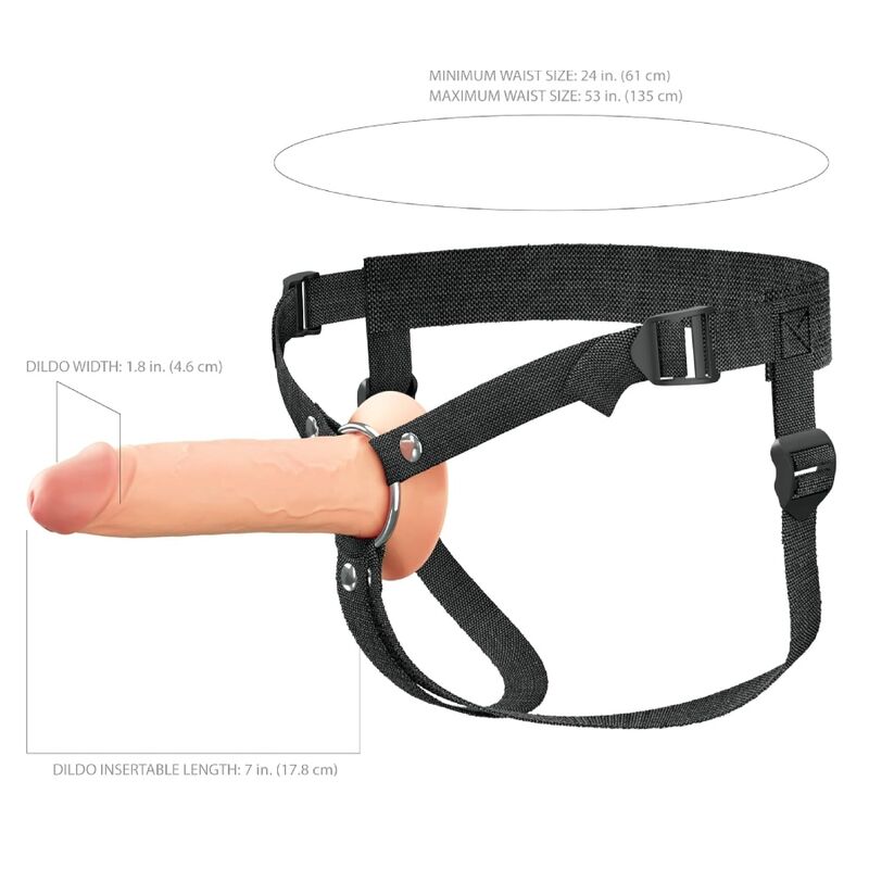 Strap-On Cavo Fantasy X-Tensions Elite — Silicone 20,3 cm