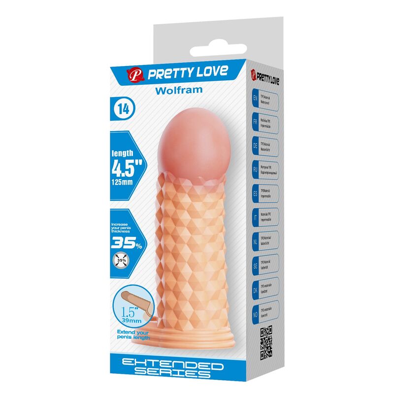 Manicotto Allungapene PRETTY LOVE Wolfram — Naturale