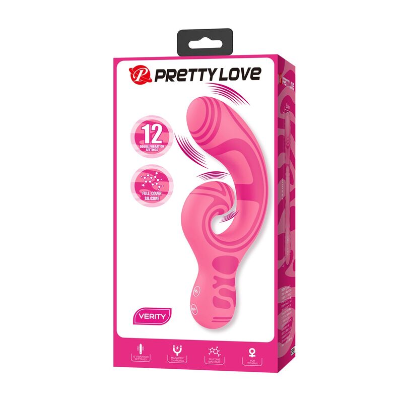 Massaggiatore Doppio HIGH TECH Verity — Rosa