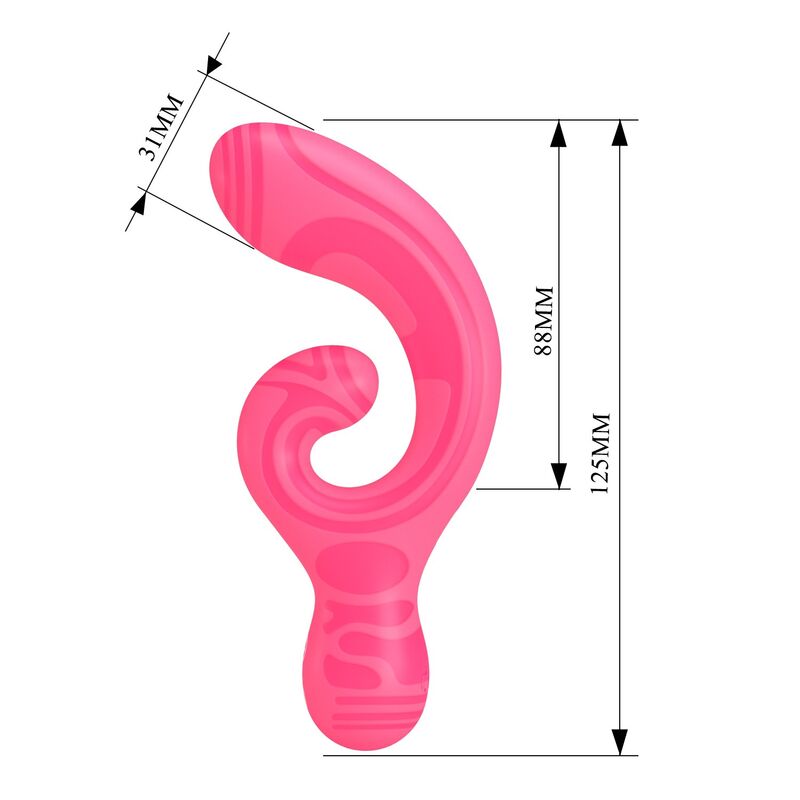 Massaggiatore Doppio HIGH TECH Verity — Rosa