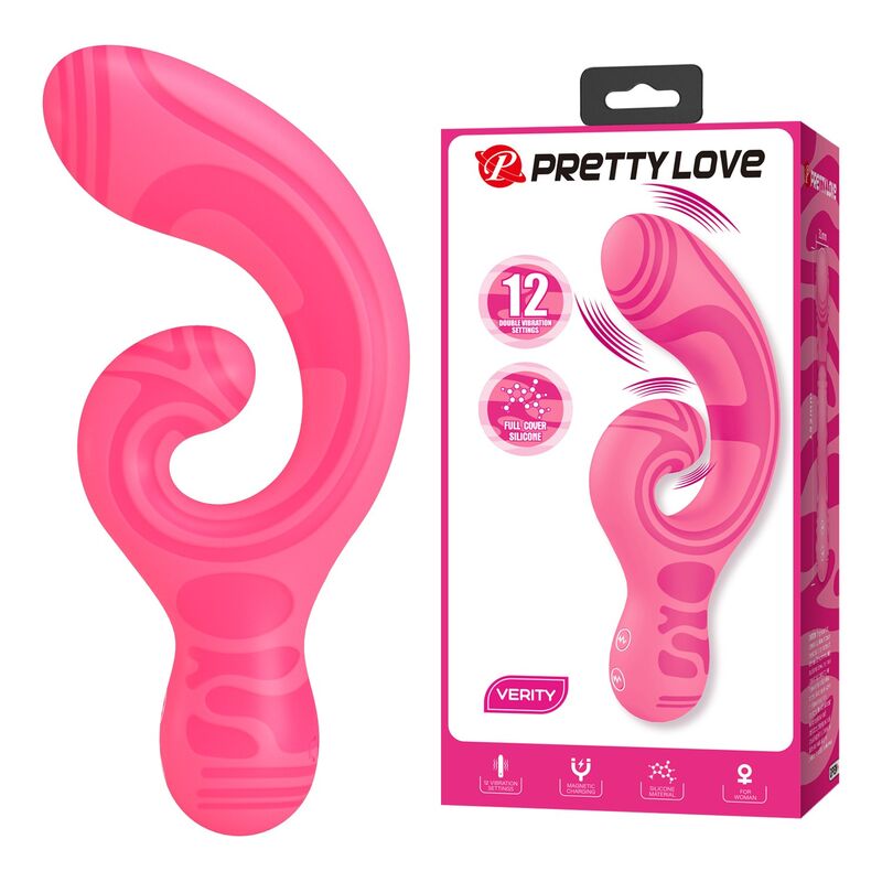 Massaggiatore Doppio HIGH TECH Verity — Rosa