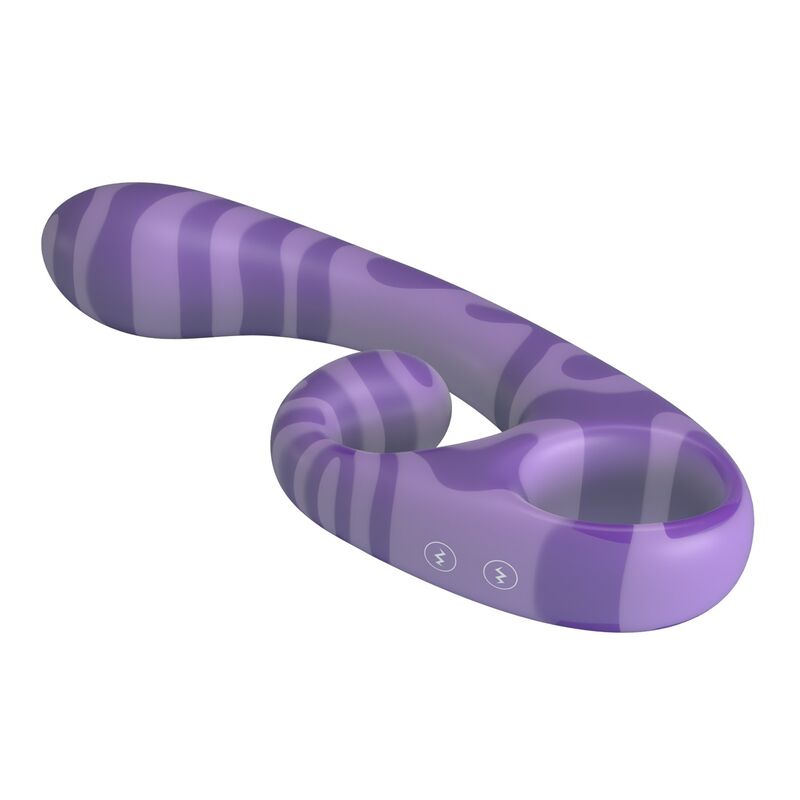 Vibratore Doppio PRETTY LOVE Summer con Manico — Viola