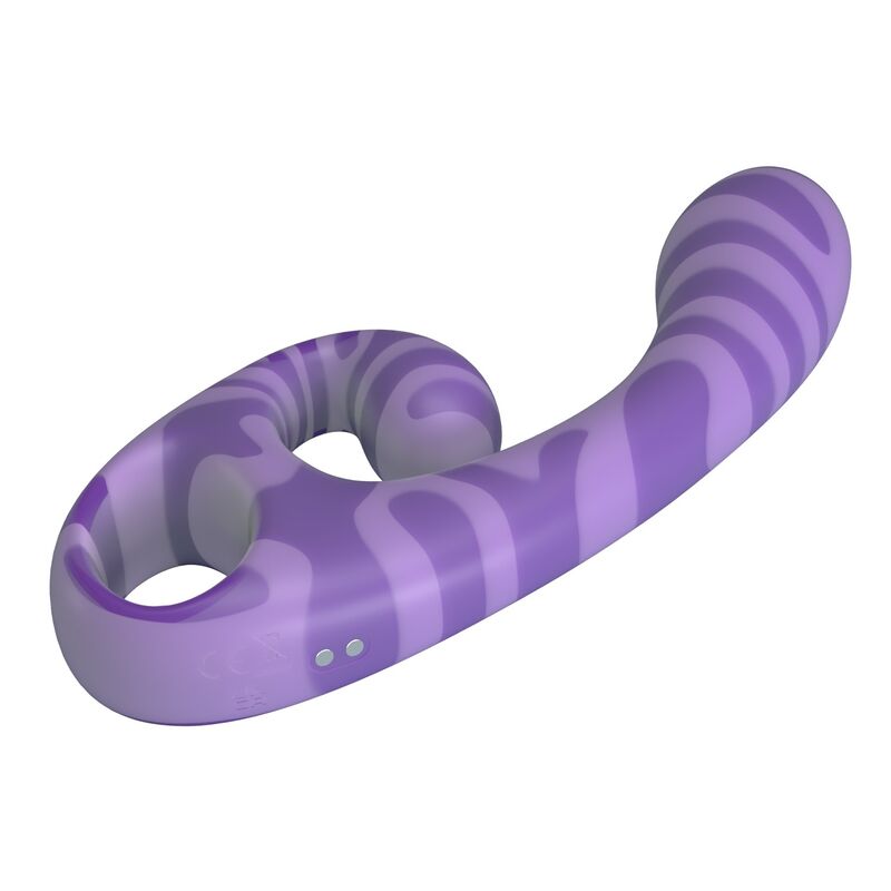 Vibratore Doppio PRETTY LOVE Summer con Manico — Viola