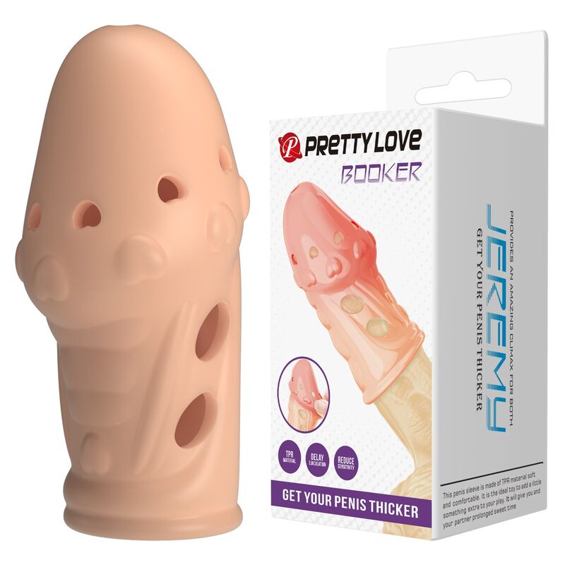 Guaina per Pene Pretty Love Socker Textured — Naturale