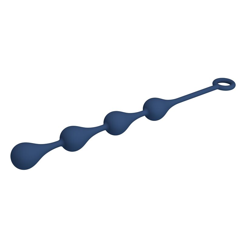 Perle Anali MR PLAY Silicone M — Blu