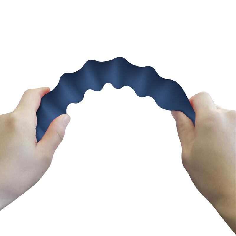 Perle Anali MR PLAY con Plug — Blu