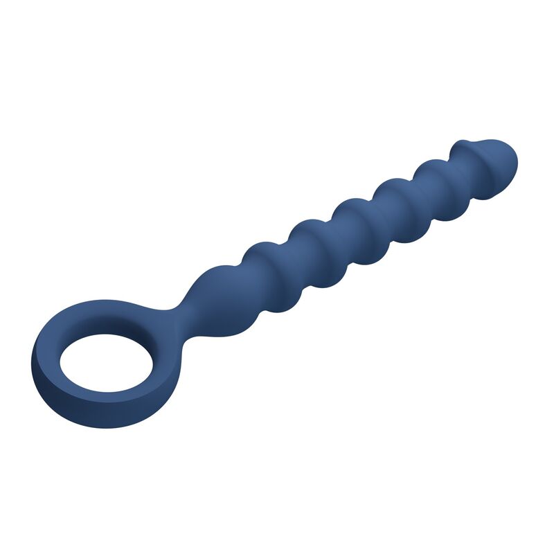 Perle Anali MR PLAY con Plug — Blu