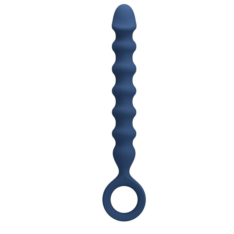 Perle Anali MR PLAY con Plug — Blu