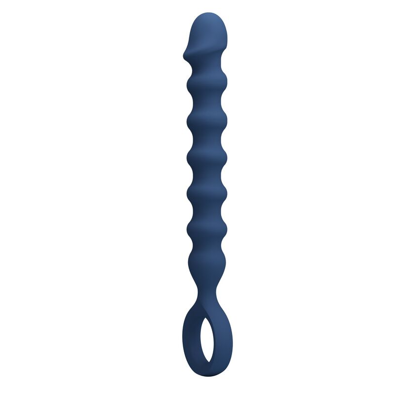 Perle Anali MR PLAY con Plug — Blu