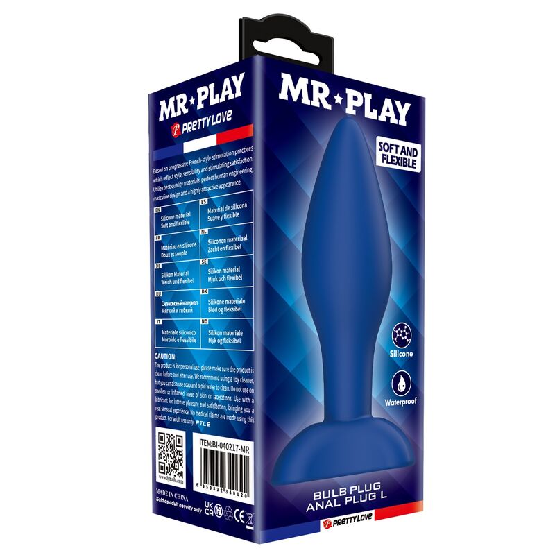 Plug Anale Conico MR PLAY — Blu
