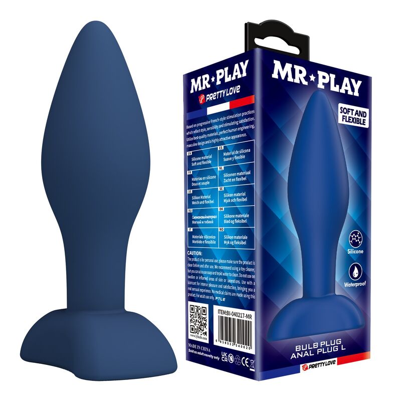 Plug Anale Conico MR PLAY — Blu