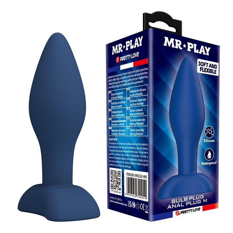 Plug Anale Conico MR PLAY — Blu