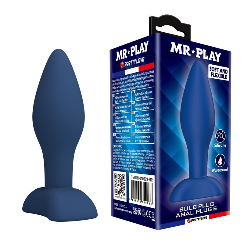 Plug Anale Conico MR PLAY — Blu