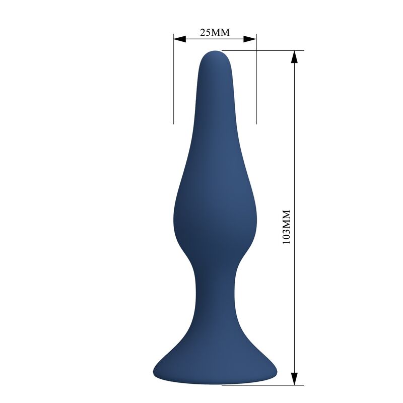Plug Anale MR PLAY Slim — Blu S