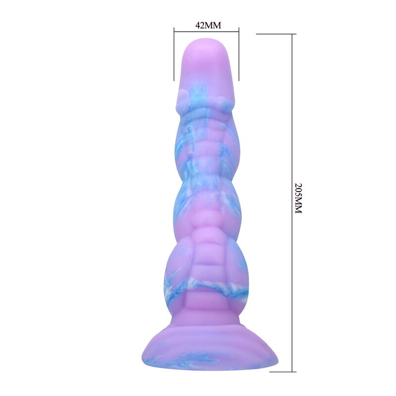Dildo in Silicone POWER MONSTERS Alien Fantasy — Blu e Viola