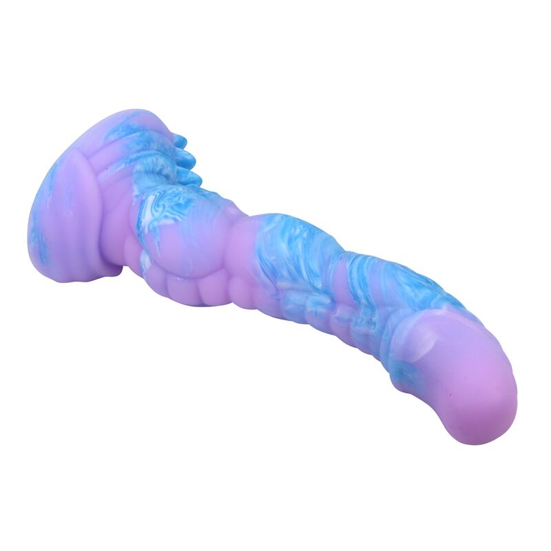Dildo in Silicone POWER MONSTERS Alien Fantasy — Blu e Viola