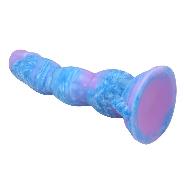 Dildo in Silicone POWER MONSTERS Alien Fantasy — Blu e Viola