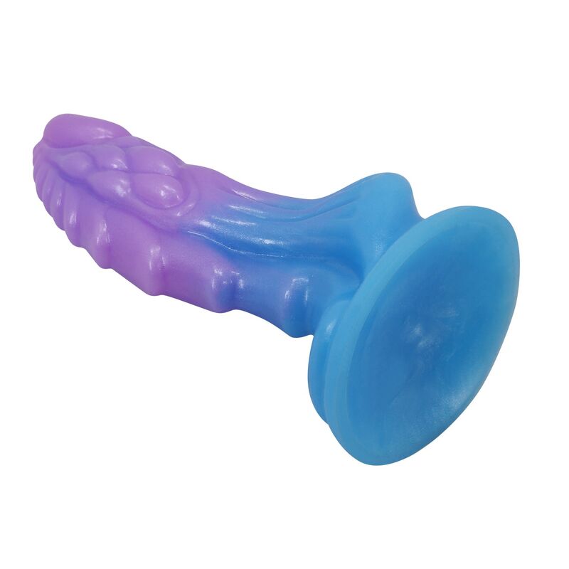 Dildo Realistico Power Monsters Atlanteans — Blu e Viola