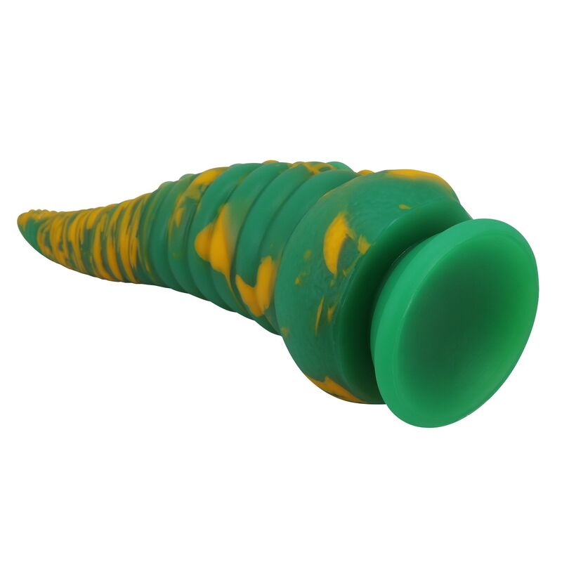 Dildo Fantasy Power Monsters Abyssal Colossus — Bicolore Verde e Giallo