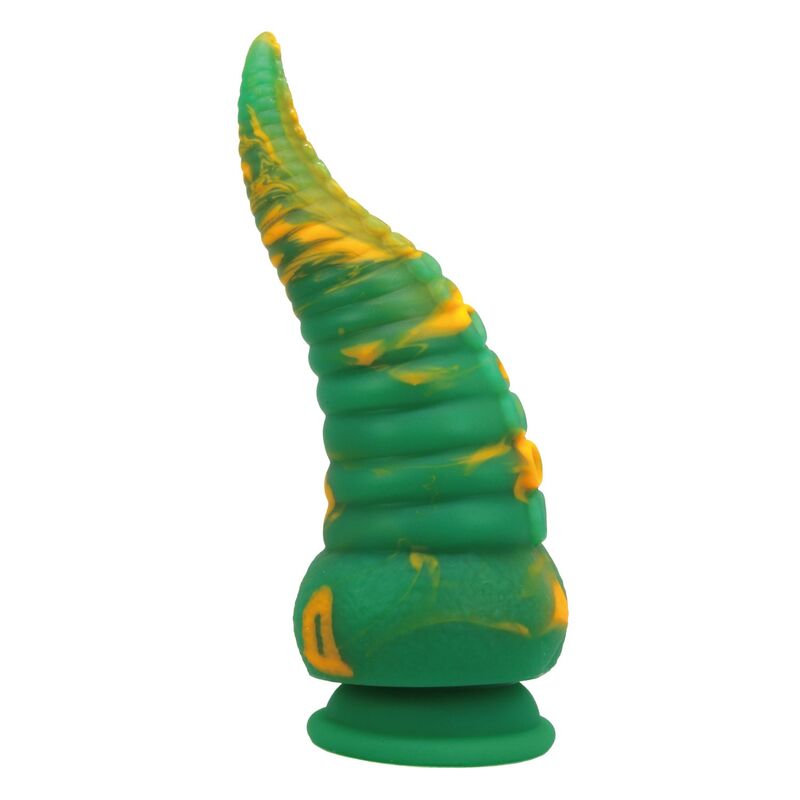 Dildo Fantasy Power Monsters Abyssal Colossus — Bicolore Verde e Giallo