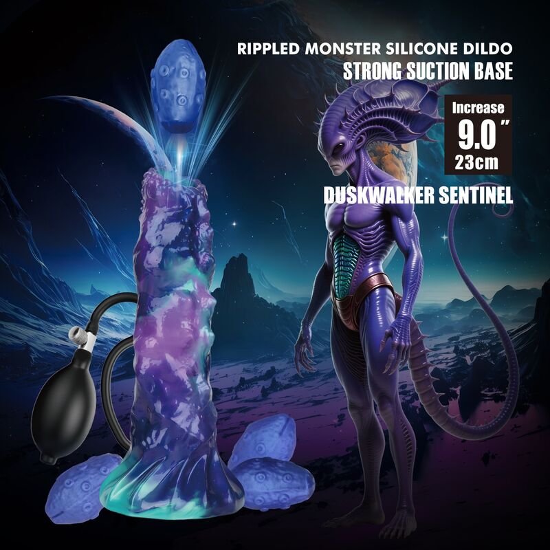 Dildo Gonfiabile Power Monsters Duskwalker Sentinel — Tricolore