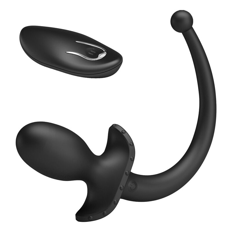 Vibratore Anale MR PLAY con Telecomando — Nero