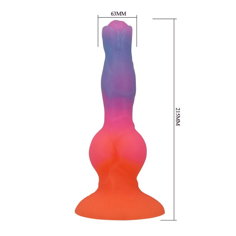 Dildo in Silicone POWER MONSTERS Hercules Fantasy — Multicolore