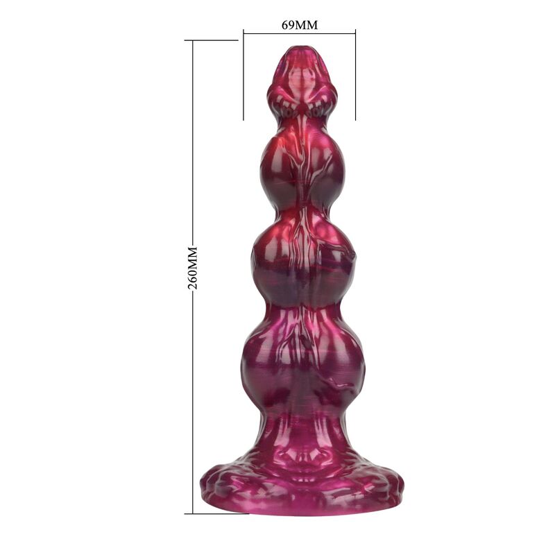 Dildo Fantasy POWER MONSTERS Primal Beastlord — Rosa Traslucido