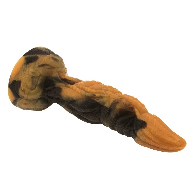 Dildo Fantasy Power Monsters Tyrannosaurus Bicolor — Marrone/Nero