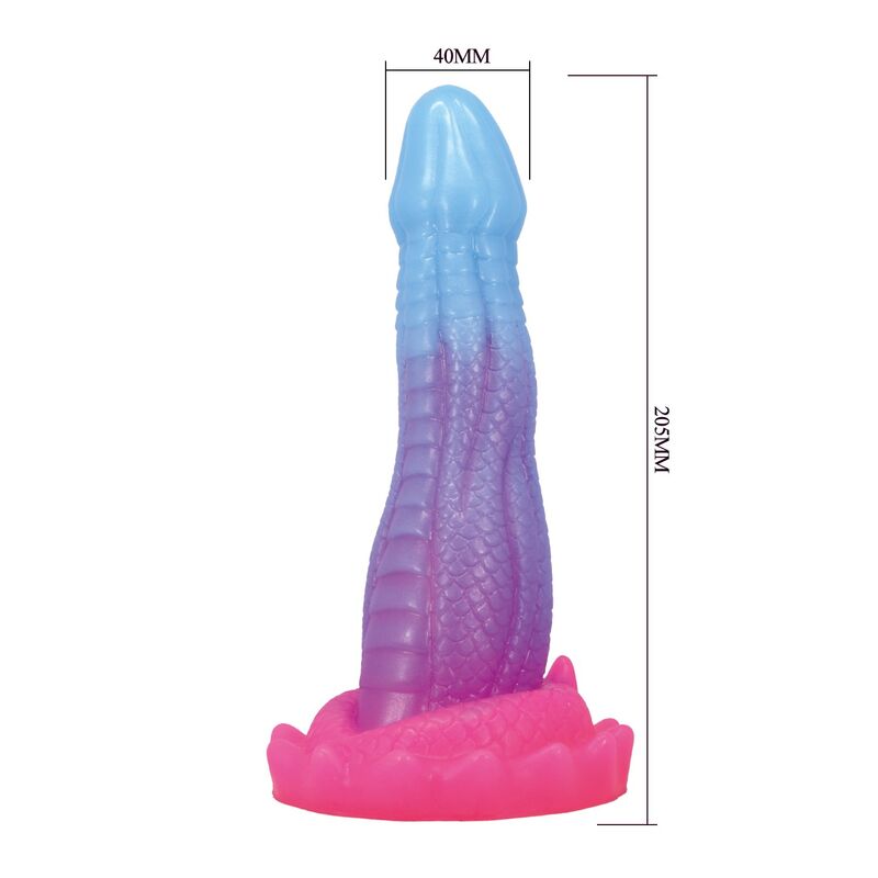Dildo Power Monsters Void Python Fantasy — Blu, Lilla e Rosa