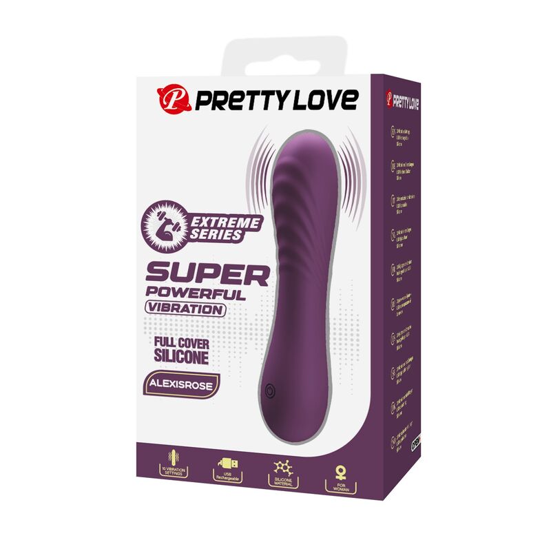 Vibratore Ricaricabile PRETTY LOVE Alexisrose — Viola